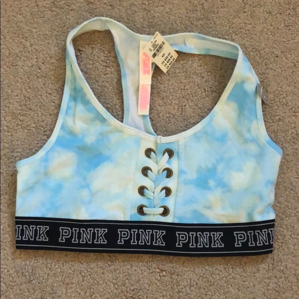 Pink bra